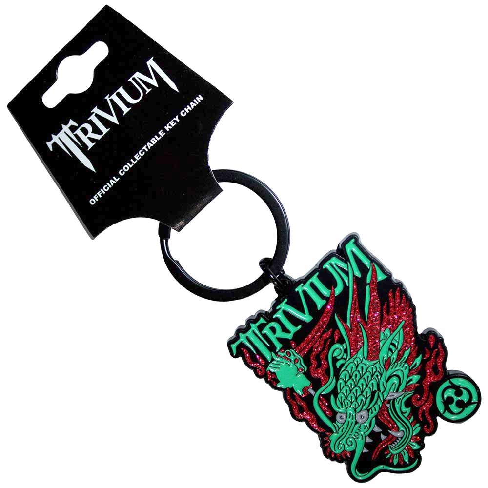 Trivium - Deadmen Dragon Head Sleutelhanger - Multicolours